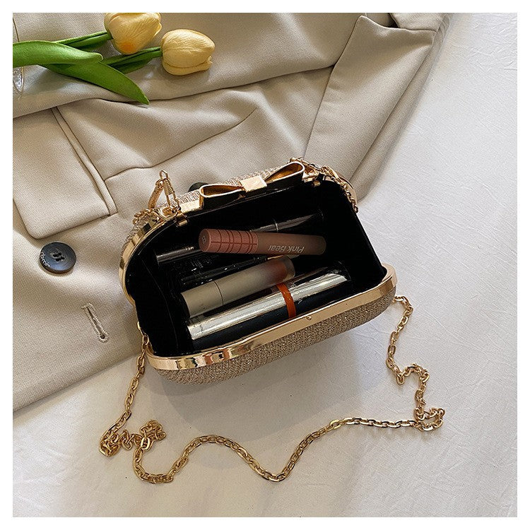 Wholesale Chain Shiny Banquet Crossbody Bag Handbag